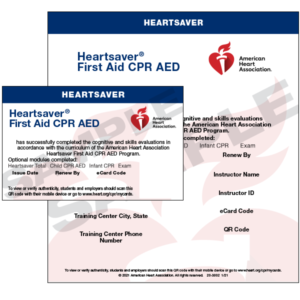 Heartsaver® First Aid CPR AED eCard