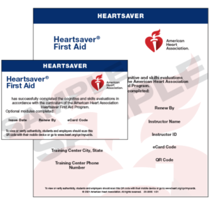 Heartsaver® First Aid eCard
